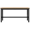 Valgomojo suolas 2 pcs Amatininkų ąžuolas 100 x 32,5 x 48,5 cm