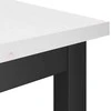 Valgomojo suolas 2 pcs Balta 100 x 32,5 x 49 cm