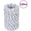 Valties virvė, baltos spalvos, 2mm, 100m, polipropilenas