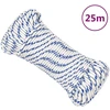Valties virvė, baltos spalvos, 5mm, 25m, polipropilenas