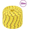 Valties virvė, geltonos spalvos, 14mm, 50m, polipropilenas