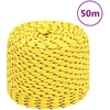 Valties virvė, geltonos spalvos, 6mm, 50m, polipropilenas