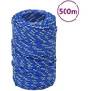 Valties virvė, mėlynos spalvos, 2mm, 500m, polipropilenas