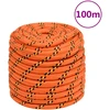 Valties virvė, oranžinės spalvos, 16mm, 100m, polipropilenas