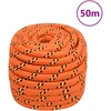 Valties virvė, oranžinės spalvos, 20mm, 50m, polipropilenas