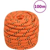 Valties virvė, oranžinės spalvos, 20mm, 100m, polipropilenas