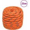 Valties virvė, oranžinės spalvos, 20mm, 25m, polipropilenas