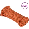 Valties virvė, oranžinės spalvos, 3mm, 25m, polipropilenas