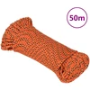 Valties virvė, oranžinės spalvos, 4mm, 50m, polipropilenas