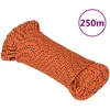 Valties virvė, oranžinės spalvos, 5mm, 250m, polipropilenas
