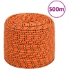 Valties virvė, oranžinės spalvos, 6mm, 500m, polipropilenas