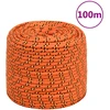 Valties virvė, oranžinės spalvos, 8mm, 100m, polipropilenas