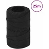 Valties virvė, visiškai juoda, 2mm, 25m, polipropilenas