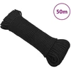Valties virvė, visiškai juoda, 3mm, 50m, polipropilenas