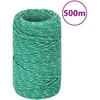 Valties virvė, žalios spalvos, 2mm, 500m, polipropilenas