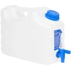 Vandens talpa su čiaupu, skaidri, 10l, plastikas
