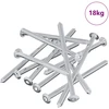 Varžtas 1000 vnt. Sidabro M6 x 100 mm Plienas