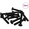 Varžtas 12 pcs Sidabro 5 x 30 mm Geležis