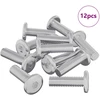 Varžtas 12 vnt. Sidabro 8 x 25 mm Plienas