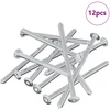 Varžtas 12 vnt. Sidabro M6 x 100 mm Plienas