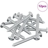 Varžtas 12 vnt. Sidabro M6 x 60 mm Plienas