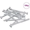 Varžtas 1200 pcs Sidabro M6 x 85 mm Plienas
