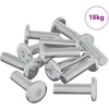 Varžtas 1593 vnt. Sidabro 8 x 25 mm Plienas