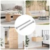 Varžtas 2 pcs Sidabro M6 x 100 mm Plienas