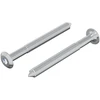 Varžtas 2 vnt. Sidabro M6 x 60 mm Plienas