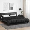 Vasaros antklodė Juoda 200 x 240 cm Satin ir mikropluoštas