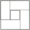 Sodo vazonas Sidabro 100 x 100 x 50 cm Cinkuota plienas