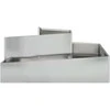 Sodo vazonas Sidabro 100 x 100 x 50 cm Cinkuota plienas