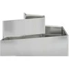 Sodo vazonas Sidabro 80 x 80 x 50 cm Cinkuota plienas
