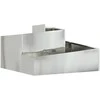 Sodo vazonas Sidabro 80 x 80 x 50 cm Cinkuota plienas
