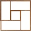 Sodo vazonas Ruda 80 x 80 x 50 cm
