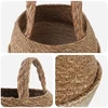 Vazonas su rankenomis 2 pcs Balta Ø 22 x 20 cm 100% Jūros žolė
