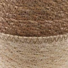 Vazonas su rankenomis 2 pcs Balta Ø 22 x 20 cm 100% Jūros žolė