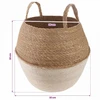 Vazonas su rankenomis 2 pcs Balta Ø 32 x 32 cm 100% Jūros žolė