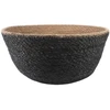 Vazonas su rankenomis 2 pcs Juoda Ø 32 x 32 cm 100% Jūros žolė