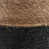 Vazonas su rankenomis 2 pcs Juoda Ø 45 x 36 cm 100% Jūros žolė