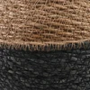Vazonas su rankenomis Juoda Ø 32 x 32 cm 100% Jūros žolė