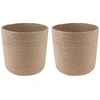 Vazonų rinkinys 2 pcs Natūrali Ø 28 x 28 cm 100% Tossa Džiutas