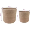 Vazonų rinkinys 2 pcs Natūrali Ø 28 x 28 cm 100% Tossa Džiutas