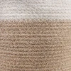 Vazonų rinkinys 2 pcs Natūrali ir Balta Ø 21 x 21 cm