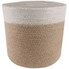 Vazonų rinkinys 2 pcs Natūrali ir Balta Ø 21 x 21 cm
