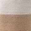 Vazonų rinkinys 2 pcs Natūrali ir Balta Ø 28 x 28 cm