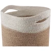 Vazonų rinkinys 2 pcs Natūrali ir Balta Ø 21 x 21 cm