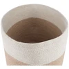 Vazonų rinkinys 2 pcs Natūrali ir Balta Ø 28 x 28 cm