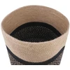 Vazonų rinkinys 2 pcs Natūrali ir juoda Ø 28 x 28 cm