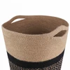 Vazonų rinkinys 2 pcs Natūrali ir juoda Ø 28 x 28 cm